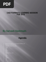 Cad Formats Learnng Session FEB 2018