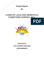 HCL Company Analysis - Udit Gurnani