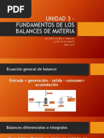 Balances de Materia