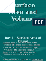 Surface Area and Volume