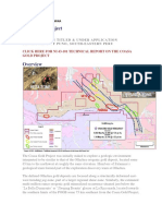 Click Here For Ni 43-101 Technical Report On The Coasa Gold Project