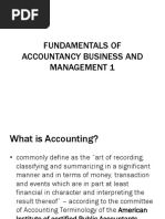 Fundamentals of Accountancy Business and Management 1 Lesson 1