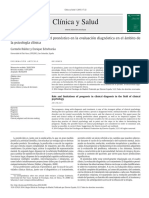 Función y Limitaciones Del Pronóstico en La Evaluación Diagnóstica en El Ámbito de La Psicología Clínica. 2015