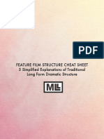 Feature Film Structure Cheat Sheet 5 Simplified Explanations of Traditional Long Form Dramatic Structure