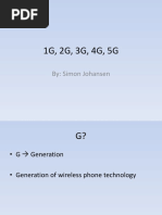 1G, 2G, 3G, 4G, 5G: By: Simon Johansen