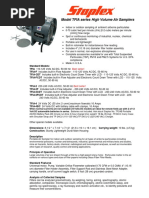 Model TFIA Series High Volume Air Samplers: Best Seller!