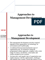 Approaches To Management Development