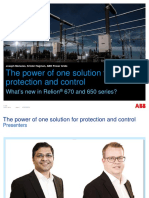 What Is New in ABB Relion 670 and 650