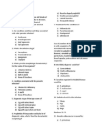 Parasitology (Cestodes) A) Rosette Shaped Proglottid