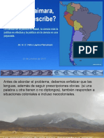 Aymara o Aimara, ¿Cómo Se Escribe