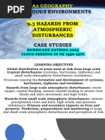 Hazardous Environments 9.3 Hazards From Atmospheric Disturbances