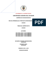 Formato Pis y Red de Aprendizaje 2018-2