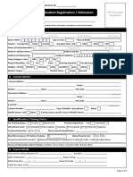 Student Registration / Admission Form: Personal Details