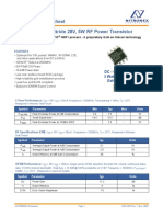 NPTB00004 Datasheet Gallium Nitride 28V, 5W RF Power Transistor