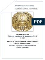 INFORME FINAL Nº7 "Régimen Transitorio de Un Circuito R-L-C"