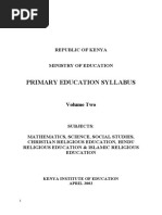 Kenya Primary Volume-Two (Sciences) PDF