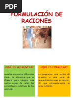 Formulación de Raciones