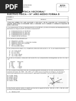 Prueba Cuarto Medio Electivo Física Forma B