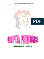 Carpeta Pedagógica II I.E. Rosa de América