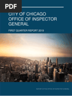 OIG First Quarter 2019 Report