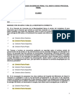 3 EXAMEN Diplomado Derecho Penal y El NCPP