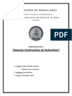 Informe Construccion Techumbres PDF