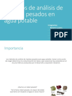 Métodos de Análisis de Metales Pesados en Agua Terminado