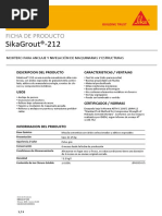 SikaGrout 212 PDF