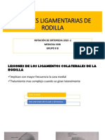 Lesiones Ligamentarias de La Rodilla