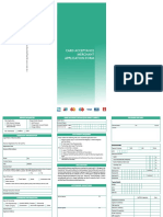 Card Acceptance Merchant Application Form