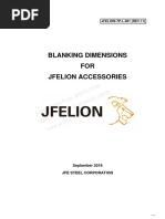 JFELION - JFELION-TP-L-001 Rev.11 Blanking Dimensions PDF