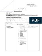 Proiect Didactic Cl. 8a Miscarea Oscilatorie