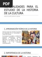 Generalidades para El Estudio de La Historia