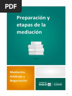 Preparación y Etapas de La Mediación PDF