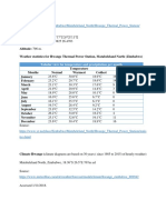 Appendix Climatic Data