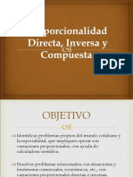 Proporcionalidad CFT (Directa Inversa Compuesta)