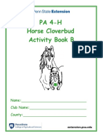 Horse Cloverbud Activity Book B