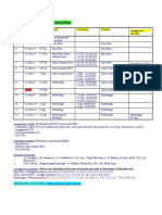 2018/2019 Semester 2 Teaching Plan: Blackboard Site Location