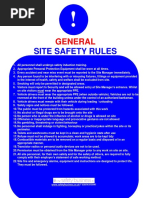 General Site Safety - Sign