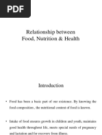 Week-1 - 01-Relationship Between Food, Nutrition and Health 1-A PDF