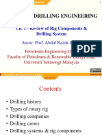 CH 1 Review of Rig Components Drilling System PDF