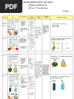 Grade 1 Hindi Lesson Plan 30th Oct 7th Nov PDF