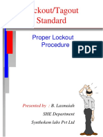 Lockout/tagout 