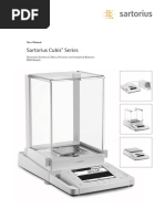 Sartorius Cubis Series: User Manual