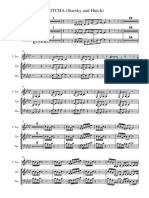 Starsky Brass Score PDF