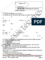 Serie #7 Les Amides Aliphatiques Derives D Acides Carboxyliques Le Complet Resolu