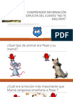 Apoyo Clase 27 Comprensión No Te Rías Pepe