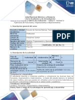 Guía de Actividades y Rubrica de Evaluación Tarea 5 - Desarrollar Ejercicios de Funciones, Trigonometria y Hipernometria - A