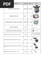 Lista de Precios A Distribuidores