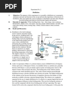 Laboratory Report Distillation